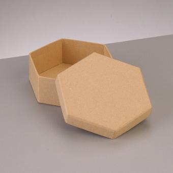Efco PappArt Box Sechseck hoch 10,5 x 10,5 x H 6 cm 
