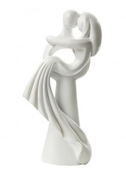 CREApop® Hochzeitspaar modern I, 10 cm, weiss 