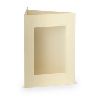 Rössler Paperado-Karte B6 PP-eckig, Candle light metallic 