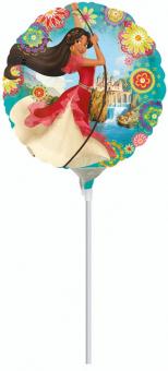 Folienballon Mini am Stil Elena of Avalor - rund - bunt 