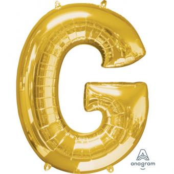 Folienballon Letter "G" gold 93 x 86 cm 
