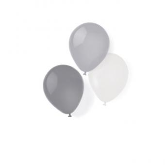 Latexballons Silver Dream 25,4cm (8 Stück) 
