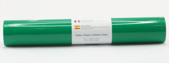 Selbstklebende Vinylfolie glänzend 30,5 cm x 3 m Grün 