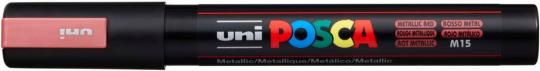 Marker UNI POSCA PC-5M 1,8mm-2,5mm rot metallic 
