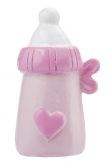 Baby-Flasche 3D ca. 4 cm, rosa 