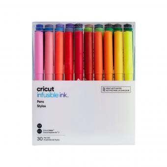 Cricut Infusible Ink Pen Set 30 Stifte im Set, 0,4 mm 