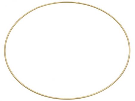 Metall-Ring Ø15 cm gold-farbig beschichtet 