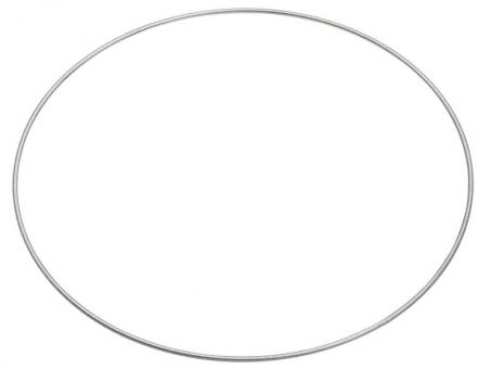 Metall-Ring Ø15 cm silber-farbig beschichtet 