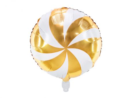 Folien Ballon Bonbon, 35cm, gold 