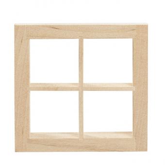 Fenster, 7 x 7 x 1,1 cm natur 