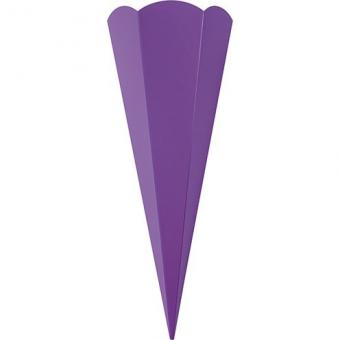 Efco Schultütenzuschnitt, glatt, 20 x 68 cm, 400g/qm, lila 