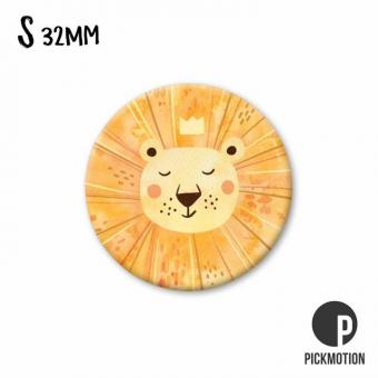 Magnet rund 3,2cm dreamy lion crown 