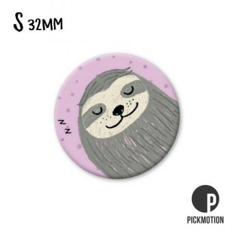 Magnet rund 3,2cm sloth 