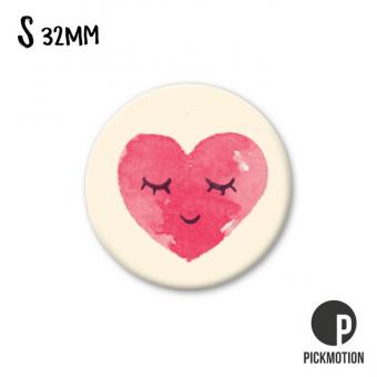 Magnet rund 3,2cm sleepy heart 