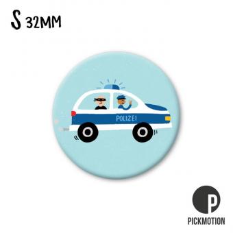 Magnet rund 3,2cm police car 