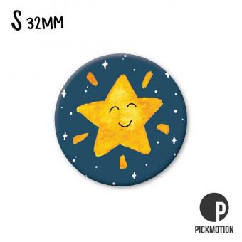 Magnet rund 3,2cm star space 