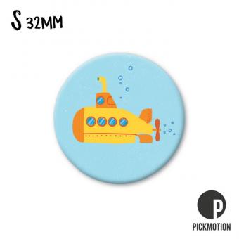 Magnet rund 3,2cm yellow submarine 