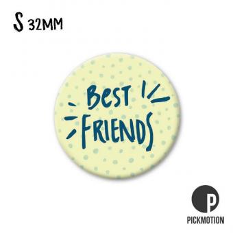 Magnet rund 3,2cm best friends 