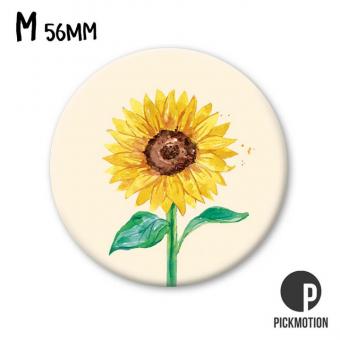 Magnet rund 5,6cm sunflower 