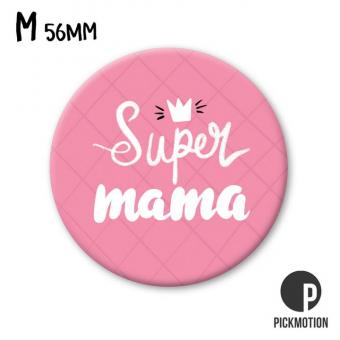 Magnet rund 5,6cm super mama 