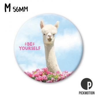 Magnet rund 5,6cm be yourself lama 