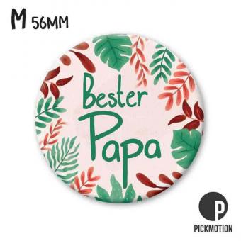 Magnet rund 5,6cm bester papa 