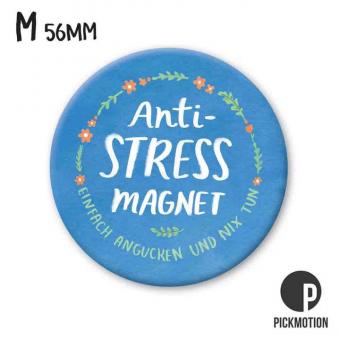 Magnet rund 5,6cm anti-stress magnet 