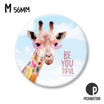 Magnet rund 5,6cm be-you-tiful giraffe 